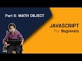 What is Math Object in JavaScript For Beginners Part 8 | Code Fusion #livestream