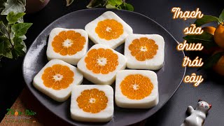 CÁCH LÀM THẠCH SỮA CHUA TRÁI CÂY NGON ĐẸP HOÀN HẢO| Thơm Bùi Dạy Nấu Ăn