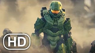 Master Chief Destroys Everyone & Everything Scene 4K ULTRA HD - Halo Cinematic