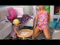 Barbie & Ken Doll Family Toddler Get Well Routine