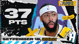 Anthony Davis 37 Pts Full Game 1 Highlights | Nuggets vs Lakers | September 18, 2020 NBA Playoffs