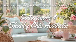 🌿 Cottagecore Spring with Shabby Chic Aesthetic! Vintage Interior Ideas