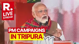 PM Modi In Tripura LIVE: PM Modi Addresses Rally In Poll Bound Tripura