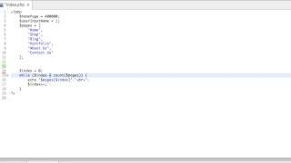 PHP5, HTML & CSS Web Project | Replicating For Loop with While Loop | Part-24