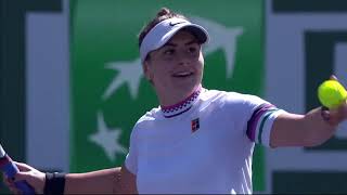 Bianca Andreescu - 2019 Indian Wells Quarterfinals Tennis Channel Desk Interview