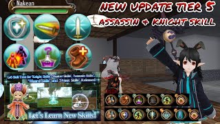 toram online - new update tier 5 skill assassin \u0026 knight review - yusagi