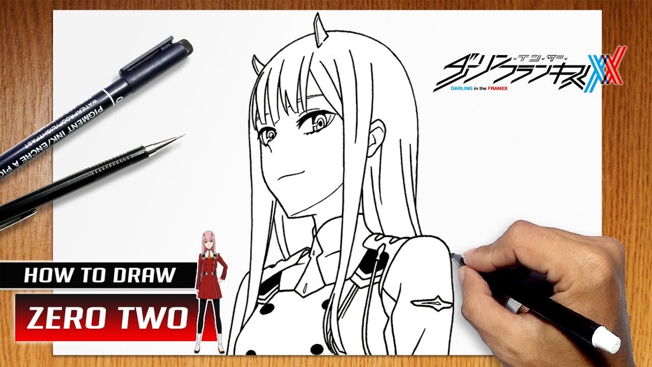 How To Draw Zero Two