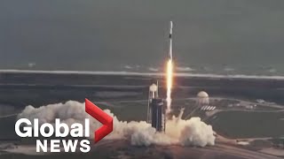 SpaceX launches classified US spy satellite into orbit on final 2020 mission