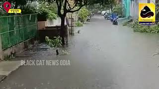 Flood in Brahampur in slight rainfall.