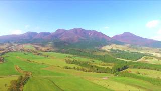 くじゅう高原 くじゅう連山 紅葉 ドローン撮影 Drone video of Kuju kogen \u0026 Kuju mountain range