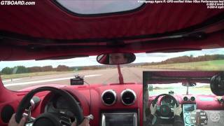 Koenigsegg Agera R 0-322-0 km/h and 0-200-0 mph GPS-verified x 3 uncut