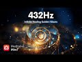 432Hz Infinite Healing Golden Waves | 5th Dimension Frequency Vibrations | Positive Energy