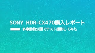 SONY HDR CX470購入レポート（多摩動物公園にて撮影テスト）