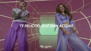 Shakira & Rauw Alejandro - Te Felicito | Letra + Video