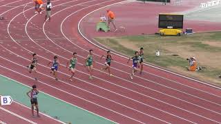 H30　千葉県中学総体　2年男子100m　予選3組