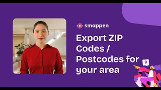 Export ZIP codes / Postcodes for your area