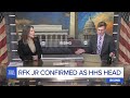 breaking senate confirms rfk. jr as hhs secretary rising debates