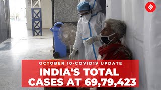Coronavirus Update: India's total Covid-19 cases reached 69,79,423 on Oct 10