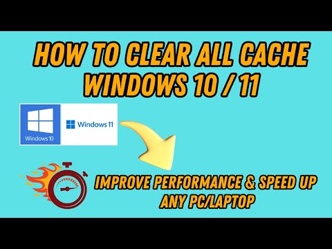 How to Clear All Junk Files from Cache in Windows 10/11 – How to Improve Performance and Speed Up ANY PC/LAPTOP