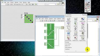 LabVIEW Boolean Array örnek (2 Boyutlu Array)