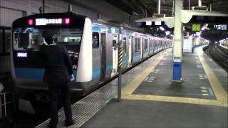 【京浜東北線・夜の大宮駅の発着】E233系1000番台