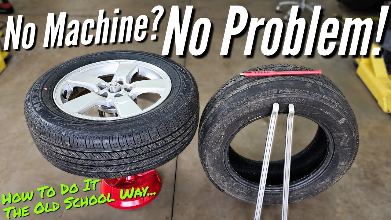 How To Mount And Balance Tires Without A Tire Machine Change Tires