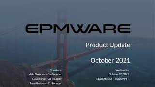 EPMware Cloud Oct 2021 Product Update