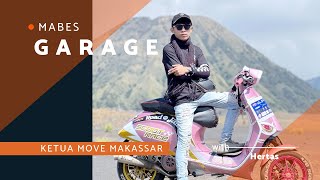 MABES GARAGE #25 | Masih Muda Punya Showroom Vespa Matic!🔥😎 Ketua MOVE Makassar.