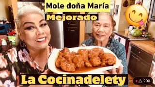 Mole Doña  María DELICIOSA COMIDA MEXICANA#envivo  #cocina  #cocinaenvivo  #mexicanfood