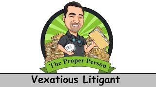 Legal Nuts And Bolts: Vexatious Litigant?