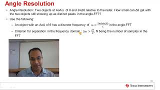 Intro to mmWave Sensing FMCW Radars Module 5 Angle Estimation TI com Video