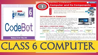 Computer and Its Components  | Chapter-1 Class 6 Computer #codebot #aps