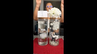 This easy Wedding table decoration is a winner