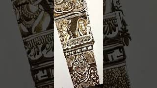 krishna Mehendi art🎨🖌️#viralvideo #youtubeshorts #bridalmehndi