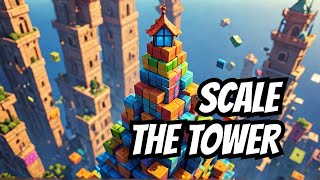 Scale the Zenith Tower - New PB on Tetrio floor 3 #shortvideo