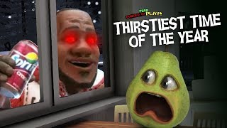 LeBron James Jumpscares Pear!!! (Thirstiest Time of the Year)