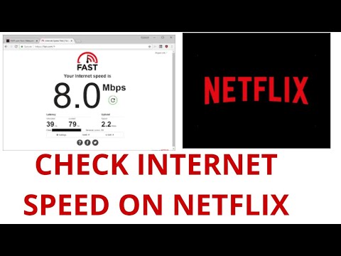 How to use the Netflix Speed Test