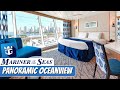 Mariner of the Seas | Spacious Panoramic Oceanview Stateroom Tour & Review 4K | Royal Caribbean