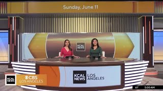 KCBS | KCAL News Weekend Mornings - Headlines, Open and Closing - June 11, 2023