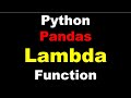 Python Pandas Lambda Function | How to apply Pandas Lambda Function to your Dataset