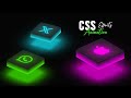 Ambient Light Effects | CSS 3D Glowing Icon Animation Effects