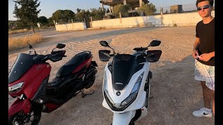 2022 Honda Pcx 125 vs 2022 Yamaha Nmax 155 “En” Ayrıntılı Karşılaştırma ve İnceleme (yan yana)