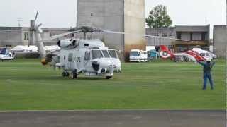 AH-1\u0026UH-1\u0026SH-60J帰投（小矢部 ヘリ＆防災・防犯フェスティバル2012）