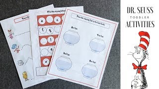 Dr. Seuss Toddler Learning Activities
