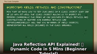 Java Reflection API Explained! ✨ Dynamic Code in 5 Mins (Beginner Java Tutorial)