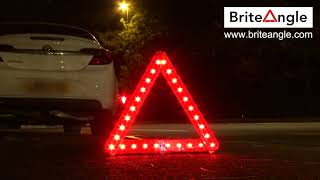 BriteAngle LED Warning Triangle - In Use