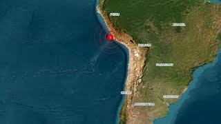 Now :5.8M Earthquake in  Peru , Top 20 Major Earthquakes last year