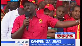 DP William Ruto's speech during Jubilee's rally at Nairobi's Uhuru Park