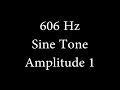 606 hz sine tone amplitude 1