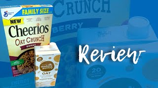 Cheerios Oat Crunch Berry | Marcel’s Modern Pantry Oat Beverage | Review